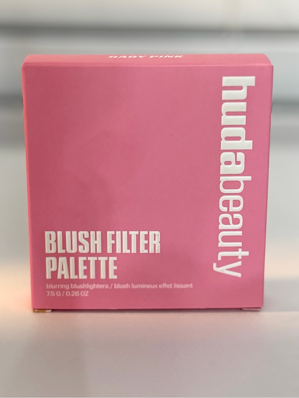 Huda Beauty BLUSH FILTER BLURRING BLUSHLIGHTERS PALETTE (Baby Pink) New